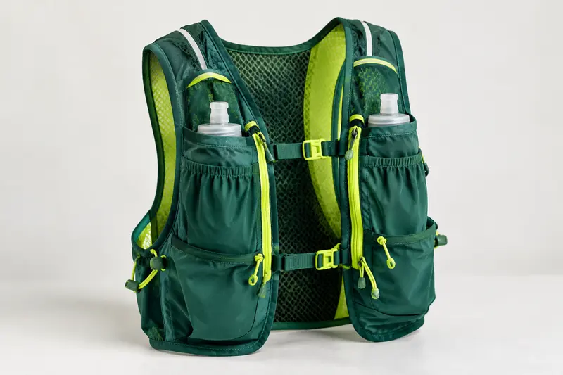 Gilet d’hydratation de running avec poches et sangles réglables
